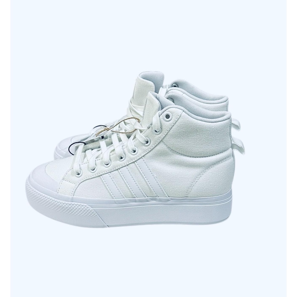 Adidas Bravada 2.0 MID High Top Platform White Skateboarding Shoes Size 10